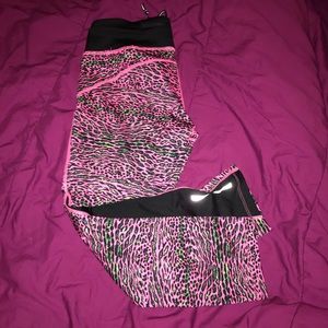 Nike Dri-fit Racer Leopard Legging Crop